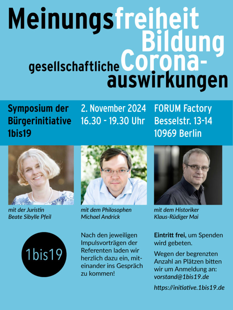 Symposium der Bürgerinitiative 1bis19